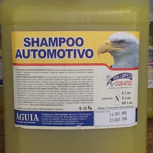 Shampoo Automotivo por Águia Produtos de Limpeza 