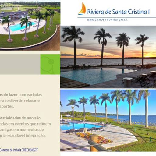 Venda de Terrenos no Loteamento Riviera de Santa Cristina I - Renata Menezes CRECI 168397F por Renata Menezes CRECI 168397F