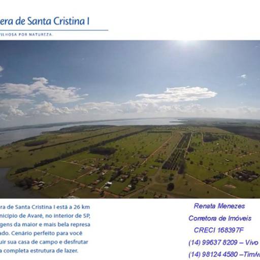 Venda de Terrenos no Loteamento Riviera de Santa Cristina I - Renata Menezes CRECI 168397F por Renata Menezes CRECI 168397F