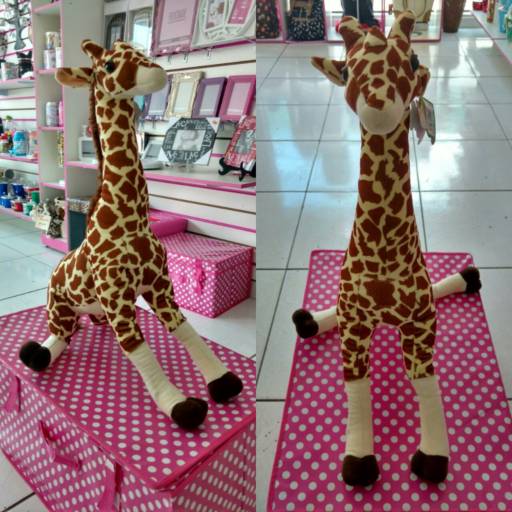 Girafa Pelúcia Tamanho G por Mabi Presentes