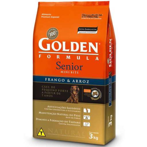 Comprar o produto de Golden Senior  em Ração para Cachorros pela empresa Perdigueiro Clínica Veterinária e Petshop em Ourinhos, SP por Solutudo