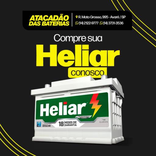 BATERIAS HELIAR EM AVARÉ por Atacadão das Baterias em Avaré