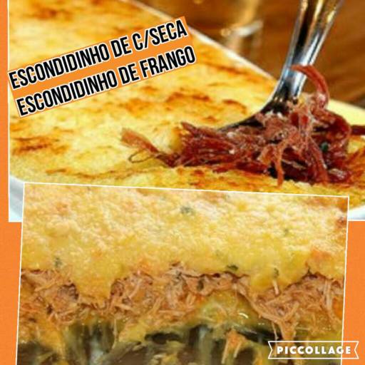 Escondidinho de Carne Seca e de Frango