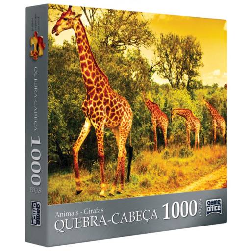 Comprar o produto de Quebra cabeça girafas 1000 peças em Acima de 1000 Peças pela empresa Pintando o 7 Bazar e Papelaria em Boituva, SP por Solutudo