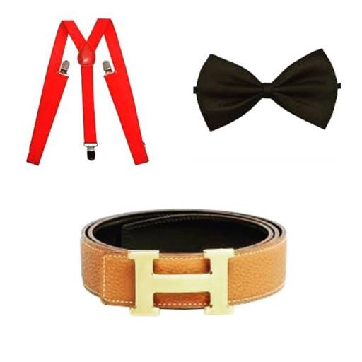Suspensórios, gravatas e cintos. por Mammy Center Enxoval E Moveis Infantis Ltda
