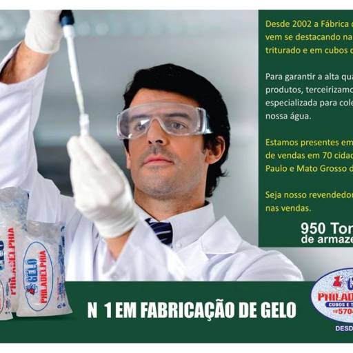 A Fábrica de Gelo Philadelphia tem o compromisso de fabricar gelo de alta qualidade para os seus clientes
