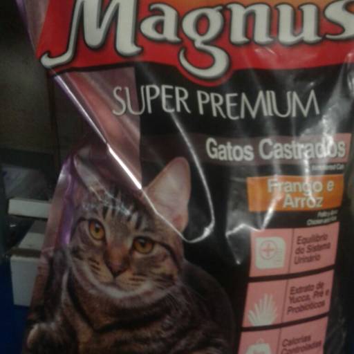 Comprar o produto de Ração Magnus Super Premium para gatos castrados em Ração para Gatos pela empresa Emporio da Ração Santa Fé em Ourinhos, SP por Solutudo