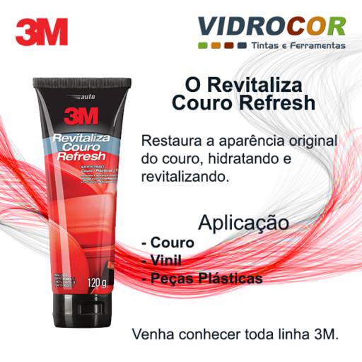 Revitaliza Couro Refresh 3M / Loja de Tinta automotiva Lençóis Paulista
