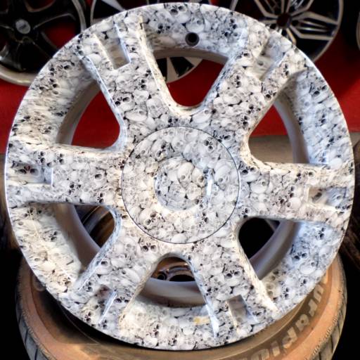 Pintura Hidrográfica.  por Prado Rodas e Pneus 