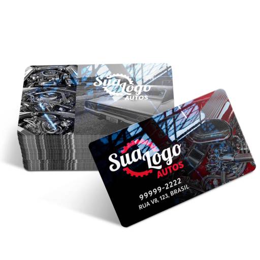 CARTÕES DE VISITA PVC CRISTAL 0,75MM BRANCO em São José do Rio Preto, SP por Public Gráfica e Brindes