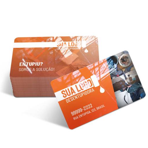 CARTÕES DE VISITA PVC CRISTAL 0,75MM BRANCO em São José do Rio Preto, SP por Public Gráfica e Brindes