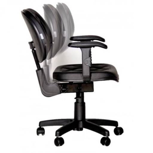 Cadeira Secretária Executiva Backsystem c/ apoio de braços