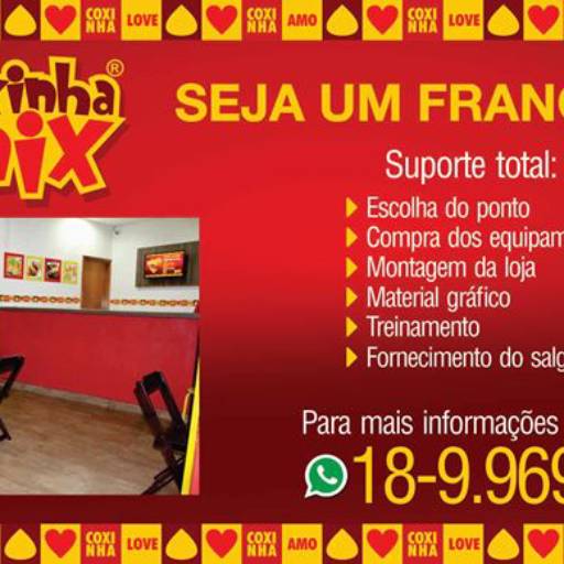 Franquia de mini salgados por Coxinha Mix