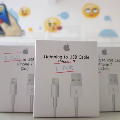 Cabo Iphone 1m por Icase - Cases e Acessórios 