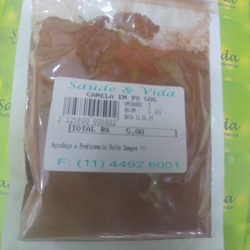 Canela em pó  por Saúde e Vida