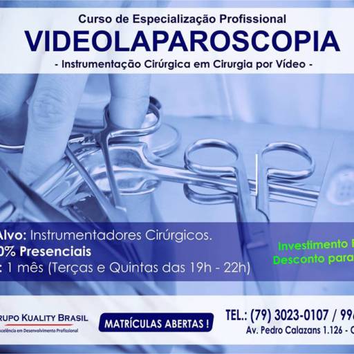 Curso de Especialização Profissional de Videolaparoscopia  por Grupo Kuality Brasil