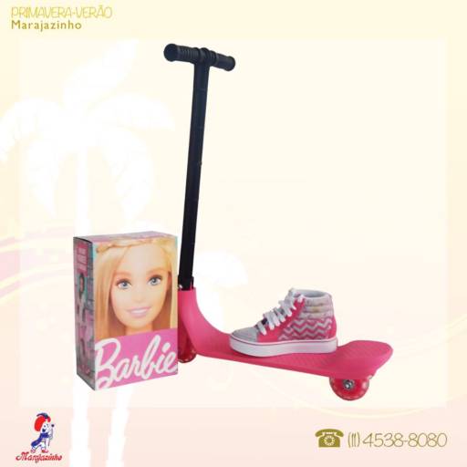 Tênis e Patinete Barbie por Marajazinho