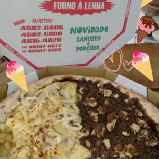 Comprar o produto de Pizza de Banana com Chocolate com Borda de Chocolate! em Alimentos e Bebidas pela empresa Pizzaria Centenária em Jundiaí, SP por Solutudo