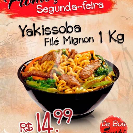 Comprar o produto de Yakissoba de Filé Mignon em Avaré em Alimentos e Bebidas pela empresa De Boa Sushi em Avaré, SP por Solutudo