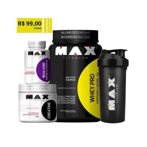 Comprar o produto de ** Kit MAX Pro II *** em Alimentos e Bebidas pela empresa Fuel Suplementos em Jundiaí, SP por Solutudo