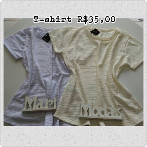 Comprar o produto de T-Shirt em Blusas pela empresa Mari Modas em Aracaju, SE por Solutudo