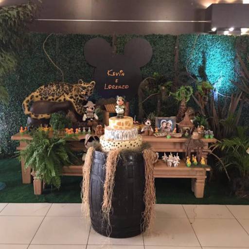 Festa Linda com o Tema: Mickey Safari por Buffet planeta kids
