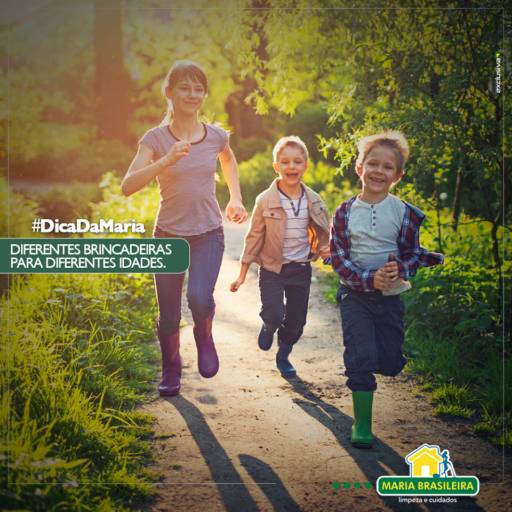 Dica da Maria - Diferentes brincadeiras para diferentes idades!