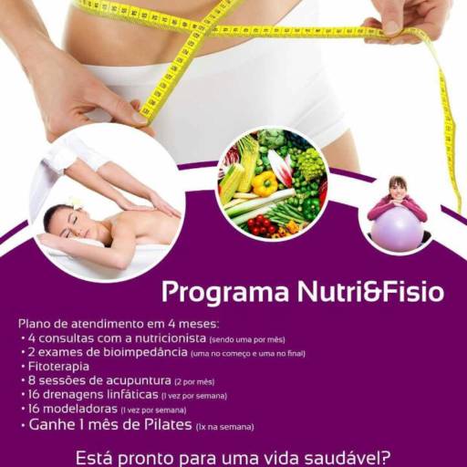 Comprar o produto de Programa Nutri&Fisio em Fisioterapia pela empresa Libertà Ser Pleno em Americana, SP por Solutudo