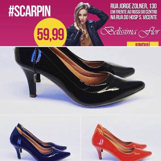 Comprar o produto de SCARPIN Fino! em Scarpins pela empresa Belíssima Flor Jundiaí  em Jundiaí, SP por Solutudo