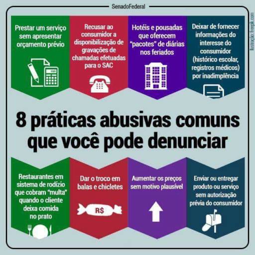 Comprar o produto de 8 Práticas abusivas comuns que você pode denunciar.  em A Classificar pela empresa Consultoria Jurídica em Araçatuba, SP por Solutudo