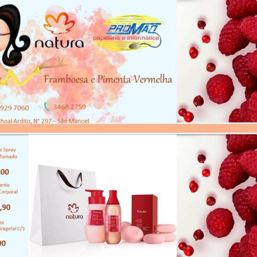 Perfumes, Sabonetes, Cremes, Natura