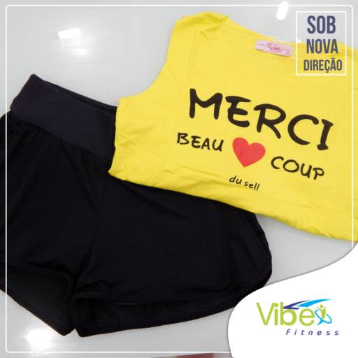 Roupas para a malhação na Vibe por Vibe Fitness