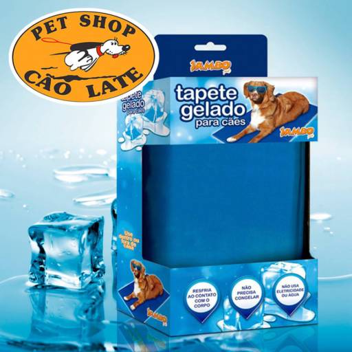Comprar o produto de Tapete Gelado para Cães!!! em Animais pela empresa Pet Shop Cão Late (Centro) em Jundiaí, SP por Solutudo