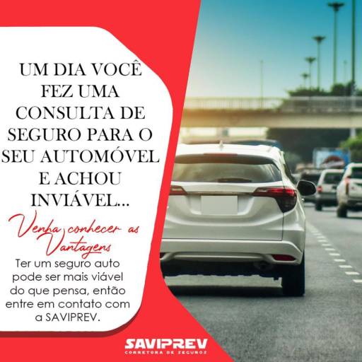 Comprar o produto de Seguro de Auto em Seguros pela empresa Saviprev Corretora de Seguros em Araçatuba, SP por Solutudo