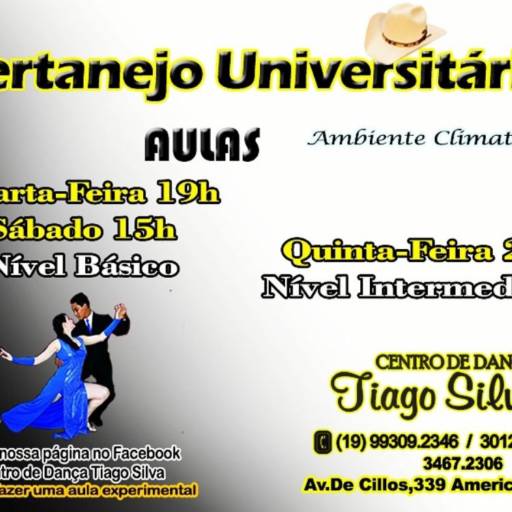 Aulas de Sertanejo Universitário  por Centro de Dança Tiago Silva