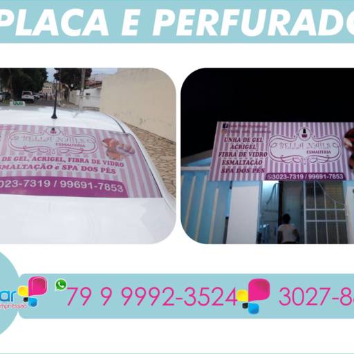 Comprar o produto de Placas e Perfurado em Outros pela empresa Adesivar Comunicação Visual em Aracaju, SE por Solutudo