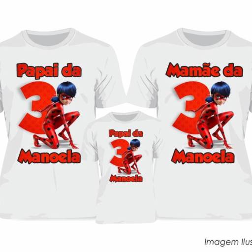 Camisetas Personalizadas para a família toda!! por Enzo Art