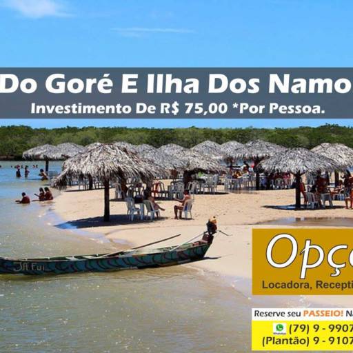 Comprar o produto de Crôa do goré e ilha dos namorados em Outros Serviços pela empresa Opção Tour em Aracaju, SE por Solutudo