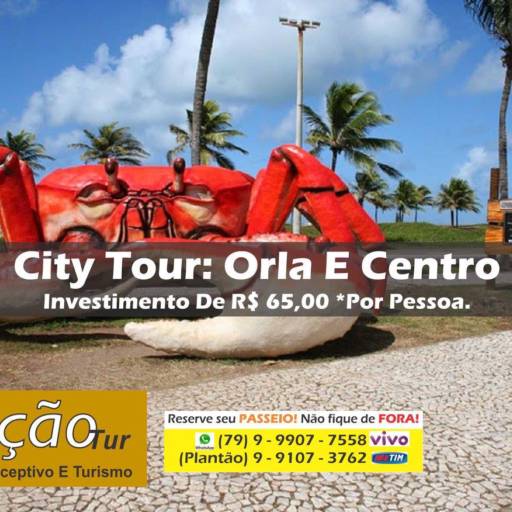 Comprar o produto de City tour: Orla e centro em Outros Serviços pela empresa Opção Tour em Aracaju, SE por Solutudo