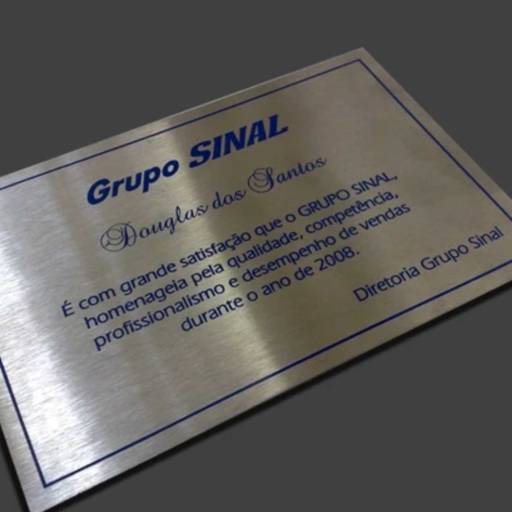 Etiquetas em Aço Inox em São José do Rio Preto, SP por Public Gráfica e Brindes