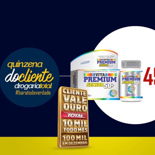 vita premium mulher e senior por Drogaria Total - Unidade Farmavida