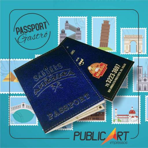 Passport Gastrô por Publicart Impressos