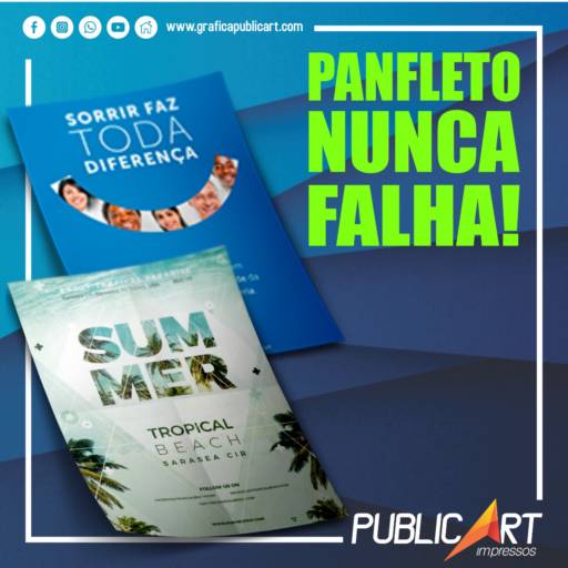 Comprar o produto de Panfletos em Outros Serviços pela empresa Publicart Impressos em Aracaju, SE por Solutudo