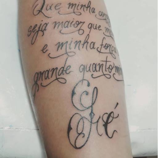 Comprar o produto de Caligrafia em Outros Serviços pela empresa Kaê Tattoo em Araçatuba, SP por Solutudo