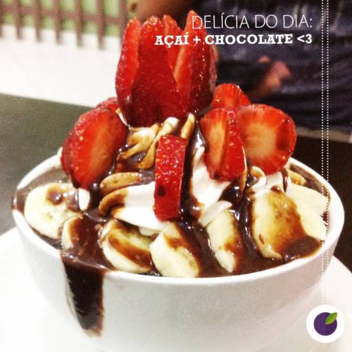 Comprar o produto de Açaí com morango e chocolate em Alimentos e Bebidas pela empresa Açaí Aju - 24 Horas em Aracaju, SE por Solutudo
