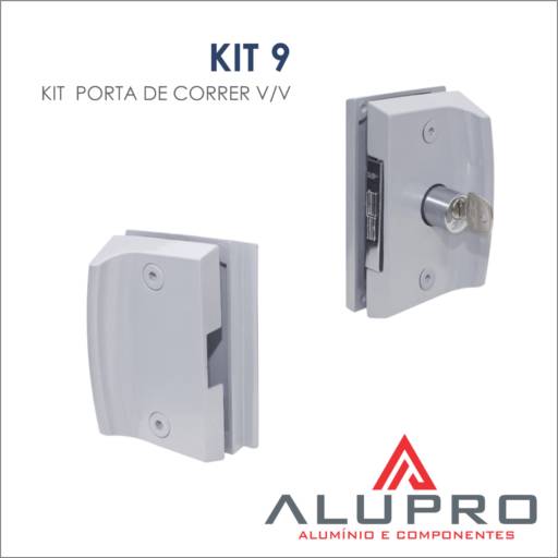 Kit Porta Correr V/V  por Alupró Alumínio e Componentes