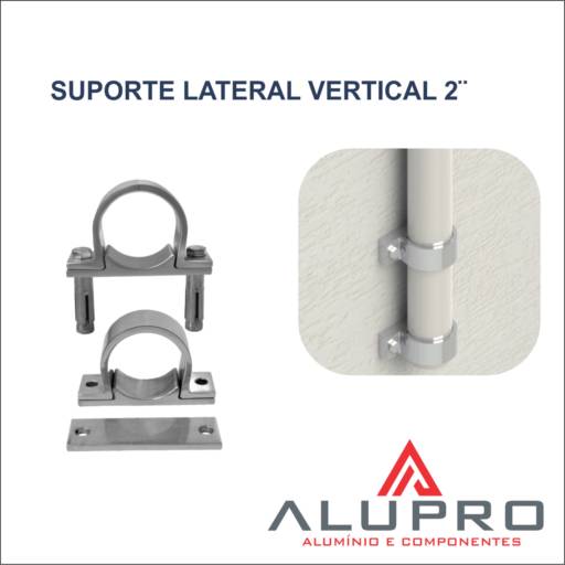 Suporte Lateral Vertical por Alupró Alumínio e Componentes