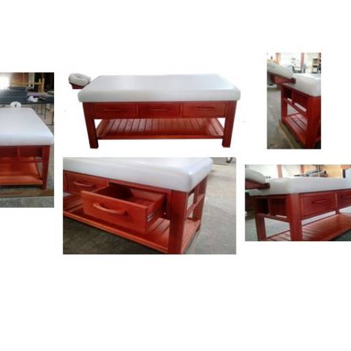 MESA DE MASSAGEM SPA LUXO COM GAVETAS por Maju Estética