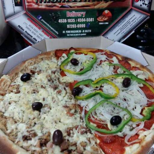 Comprar o produto de Pizza em Alimentos e Bebidas pela empresa Pizzaria e Esfiharia Michelangelo em Itatiba, SP por Solutudo