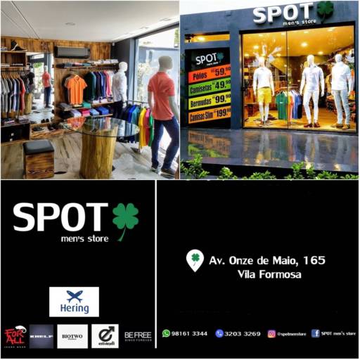 Comprar o produto de Loja de roupa masculina em Outros pela empresa Spot Men's Store em Presidente Prudente, SP por Solutudo
